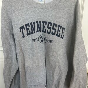 Unisex XL Port and Company Gray Tennessee Sweatshirt